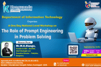 One Day National Level Workshop on The Role of Prompt Engineering in Problem Solving 2025